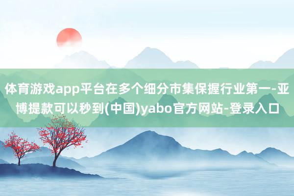 体育游戏app平台在多个细分市集保握行业第一-亚博提款可以秒到(中国)yabo官方网站-登录入口