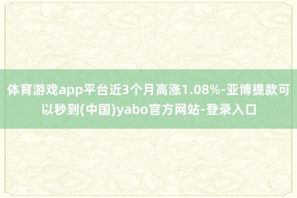 体育游戏app平台近3个月高涨1.08%-亚博提款可以秒到(中国)yabo官方网站-登录入口