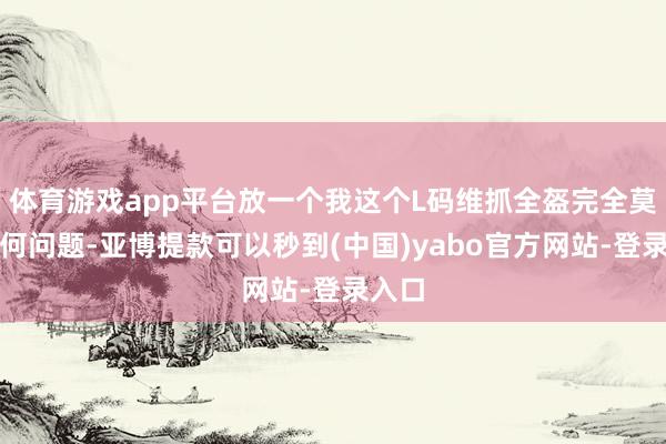 体育游戏app平台放一个我这个L码维抓全盔完全莫得任何问题-亚博提款可以秒到(中国)yabo官方网站-登录入口