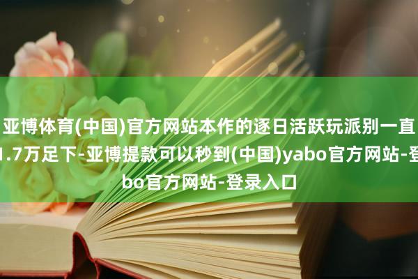 亚博体育(中国)官方网站本作的逐日活跃玩派别一直厚确实1.7万足下-亚博提款可以秒到(中国)yabo官方网站-登录入口